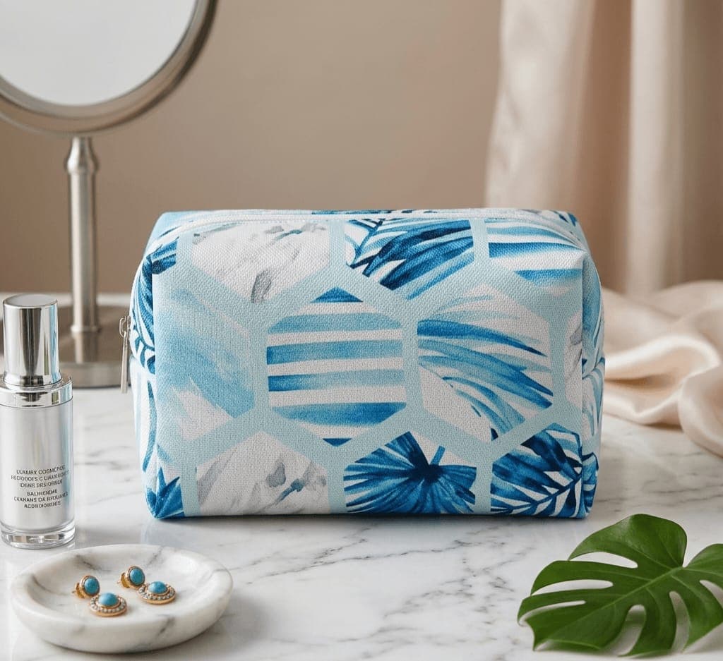 Trousse de toilette hexagone