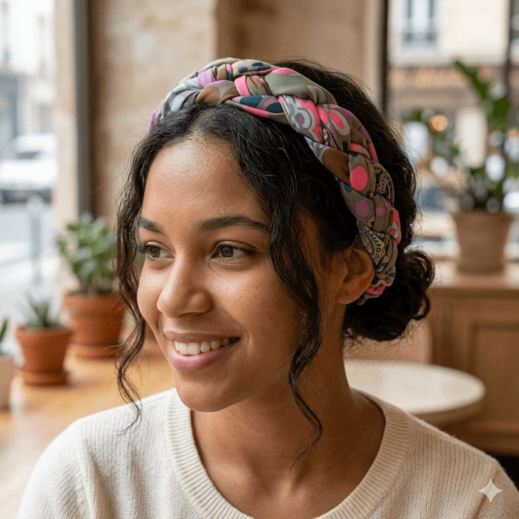 Braid Headband floral
